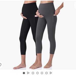 Maternity leggings with pockets
